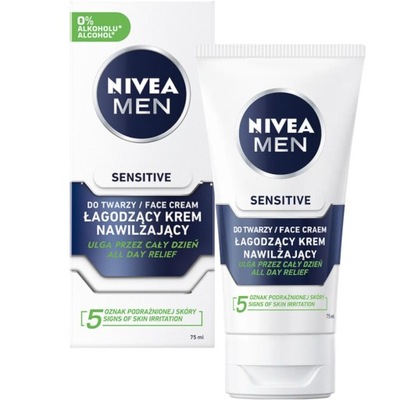 NIVEA MEN KREM SENSITIVE 75ml łagodzi nawilża