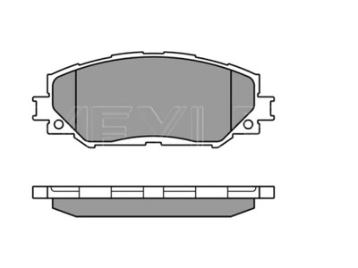 ZAPATAS DE FRENADO MEYLE PARTE DELANTERA TOYOTA AURIS  