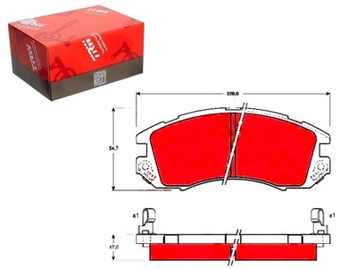 Тормозные колодки ham. subaru p. impreza фото №1