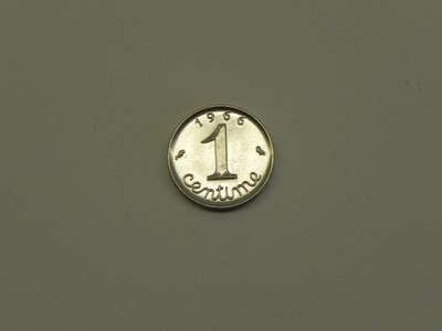 4871/ 1 CENTIME 1966 FRANCJA