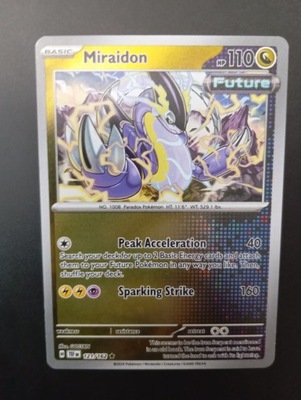 Miraidon RARE R.Holo Temporal Forces 2024 rok 121/162 POKEMON TCG