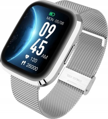 Smartwatch Garett GRC Style srebrny