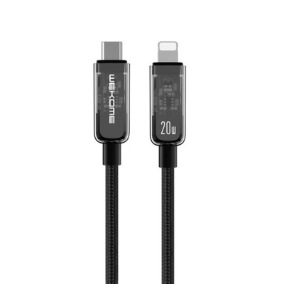 WEKOME Kabel USB-C do Lightning 20W 1.2 m (Czarny)