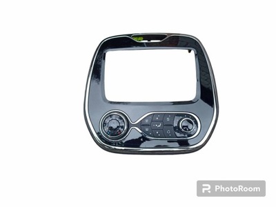 Рамка панель средний навигации радио хром renault captur i фото №1
