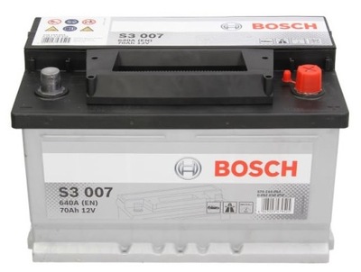 BATTERY 70AH 640A SILVER S3 P+ BOSCH  