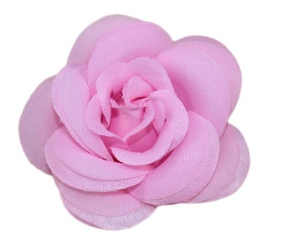 -MARGUT- Gumka broszka Kwiat Róża jasno różowa