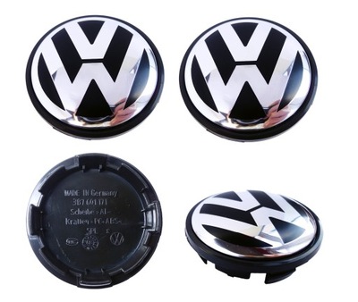 KAPSEL TAPA NA FELGE VW PASSAT B5 B6 CC TOURAN TOUAREG GOLF V VI 65MM 