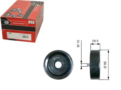 Ролик направляющая ремень hyundai creta elantra i20 i фото №1