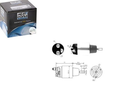 Электромагнит стартер iveco daily iii daily iv massif rvi mascott фото №1