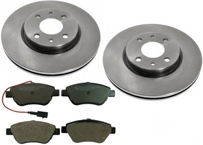 DISCS PADS FRONT FIAT BRAVO II STILO  