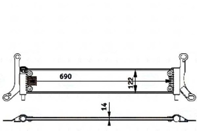 Behr hella радіатор wody audi q7 3.0 tdi 4l фото №1