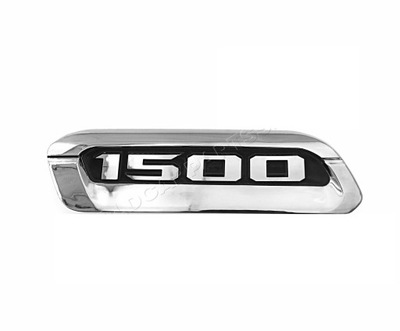 Решётка радиатора надпись капот хром левый dodge ram 1500 2019- фото №1