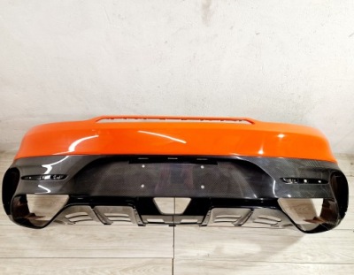 Бампер mercedes gt w190 amg черный series карбон фото №1