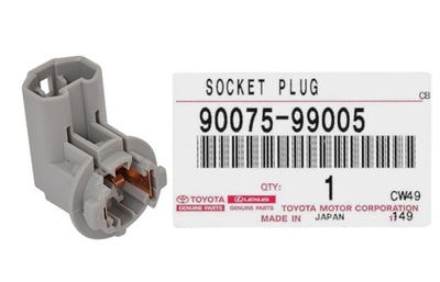 Роз'єм лампочка номерного знака toyota lexus 90075-99005 фото №1