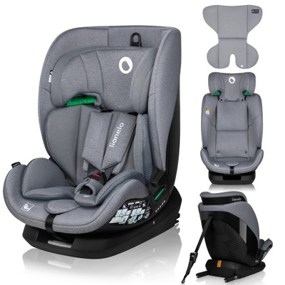 KĖDUTĖ AUTOMOBILINIS ATEST 9-36KG 76-150CM ISOFIX LIONELO LAVENDER I-SIZE 