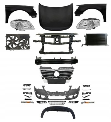 Vw passat b6 2005-2010 kompletny перед капот pas фото №1