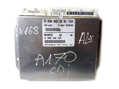 Бортовой компьютер mercedes a170 w168 0265453632 фото №1