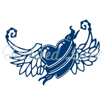Wykrojnik Tattered Lace - Winged Heart