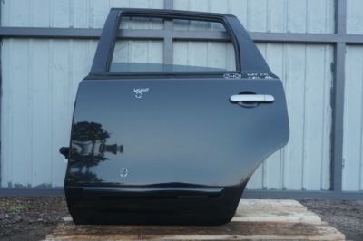 Nissan note e11 lift двері ліва задні z11 чорні 2010rok скло фото №1