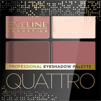 Eveline Quattro Eyeshadow Palette paletka cieni do powiek nr 4