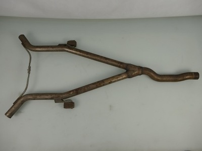 Audi a8 d3 3.0 tdi труба выхлоп выхлопная y-pipe фото №1