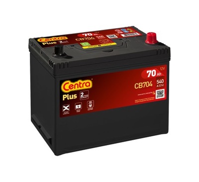 АККУМУЛЯТОР CENTRA PLUS 12V 70AH 540A P+ CB704