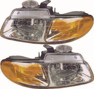 GRILLES LAMPS DODGE CARAVAN 95-01 SET DEPO  