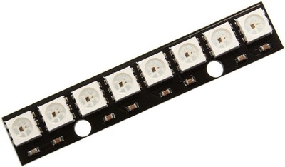 Moduł Listwa Pasek RGB 8 x LED WS2812 5050 Arduino