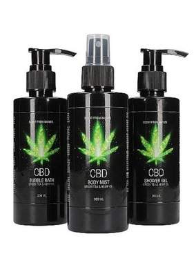 CBD - Bath and Shower - Care set - Green Tea Hemp