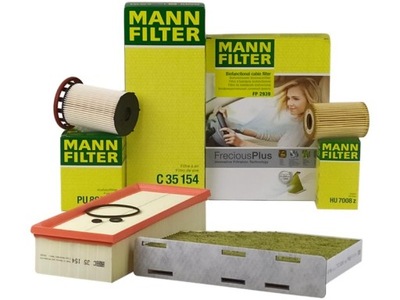 Mann набор фильтров audi q3 8u 2.0 tdi фото №1