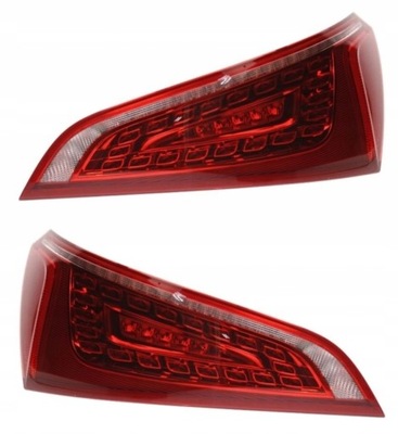 AUDI Q5 8R JUEGO FAROS TRASEROS FAROS PARTE TRASERA DIODO LUMINOSO LED  