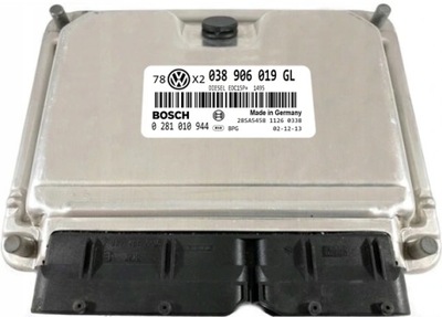 ECU VW PASSAT 038906019GL 0281010944 IMMO OFF