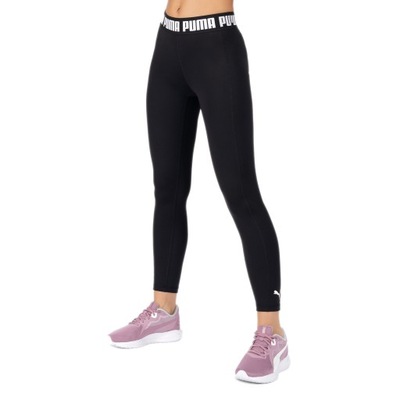 Legginsy treningowe damskie PUMA Train Strong HW Tight czarne 521601 01 M