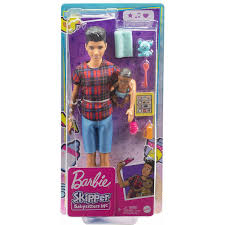 Barbie lalka babysister skipper ken bobas