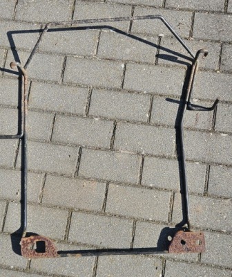 Кронштейн trafic vivaro primastar 2001-2014 колеса запасного фото №1