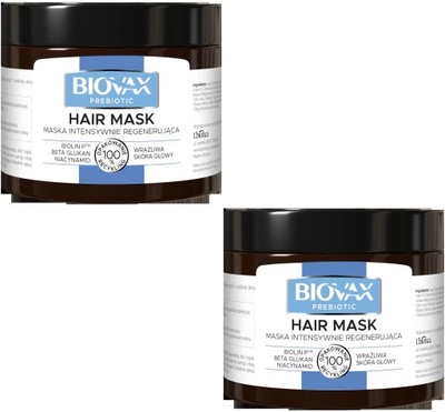 Biovax Prebiotic Maska Intensywnie Regenerująca Biovax 250ml
