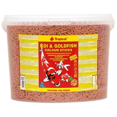 TROPICAL KOI i GOLDFISH COLOUR STICKS wybarwia 5l