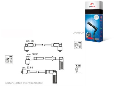 Провода зажигания janmor 7605119 7716092 zk1383 фото №1