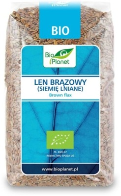 BIO PLANET Len brązowy (siemię lniane) BIO 400g