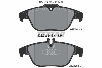 КОЛОДКИ HAM. DB T. W204 07- - X204 СУППОРТ ŻELIWNY