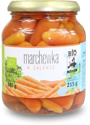 MARCHEWKA W ZALEWIE BIO 340 g (215 g) (SŁOIK) - BIO PLANET BIO PLANET - ser