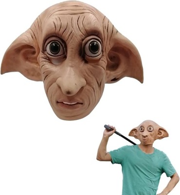 Maska Dobby Halloween Kostium Elf Uszy G?owa