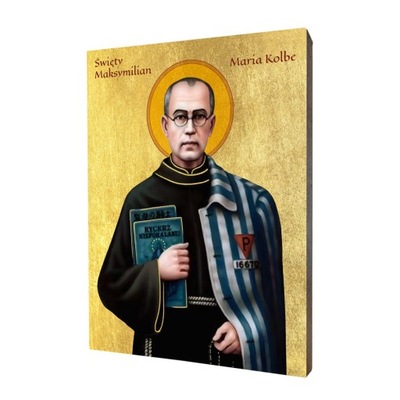 Ikona święty Maksymilian Maria Kolbe