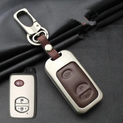 2-1 BROWNZINC ACLOY CAR KEY CAGE COVER BOLSA PARA TOYOTA CAMRY PRIUS LAND CR  