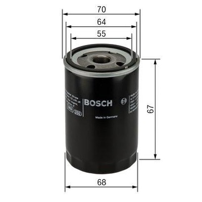 BOSCH 0986452058 ФІЛЬТР МАСЛА DAEWOO SUZUKI