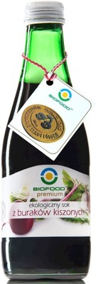 SOK Z BURAKA KISZONY BIO 300 ml - BIO FOOD