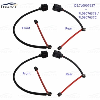 2 PAIRS FRONT + REAR BRAKE PAD WEAR SENSOR 7L  