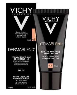 VICHY DERMABLEND Fluid korygujący 45 gold 30 ml