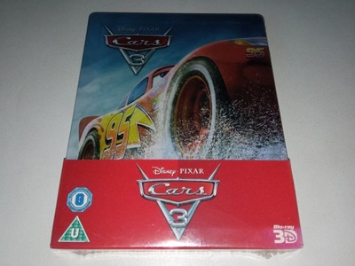 auta 3 (cars) (blu-ray) steelbook po polsku BEZ FOLII