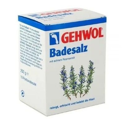 GEHWOL Sól do kąpieli z rozmarynem BADESALZ 10x25g